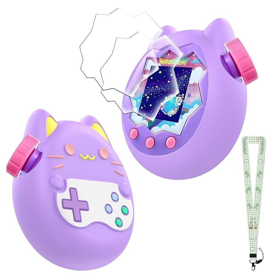 【画面に保護フィルム付】たまごっちパラダイス紫 Amazon.co.jp: For Tamagotchi Paradise(たまごっちパラダイス