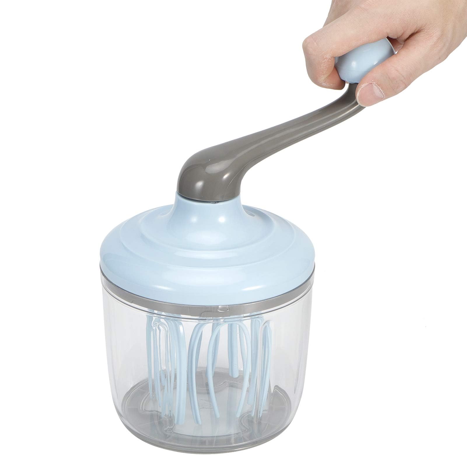 Frusta Manuale A Manovella Per Cucina - Miscelatore 1200ml Per Uova, Panna E Impasti, Con Base Antiscivolo