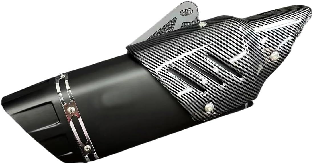 51mm AKR Exhaust Silencer for KT RC 125 250 390, YMH R6 R3, Ninja Z400 250, Z900 ZX6R Motorcycle Muffler(Type B with sticker)