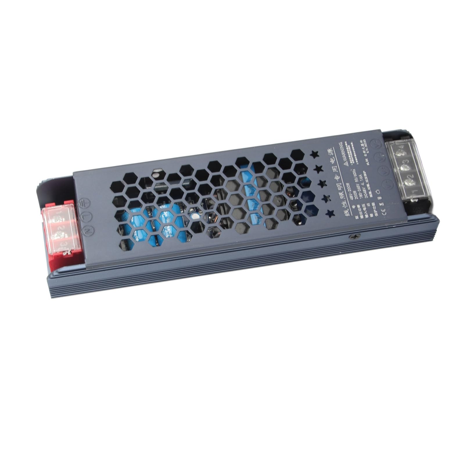 Blackull Power Powerply 48V Powerply LEDing Powerply Driver, 48V AC180-250V, Transformateur T, LED Powerply avec Conception de Bande (200W)