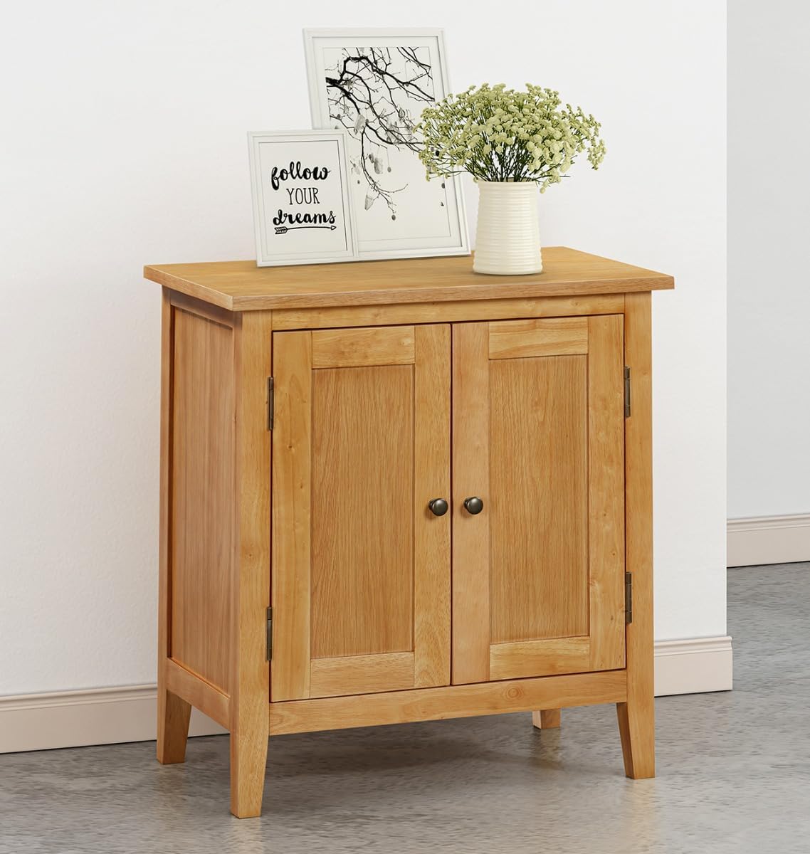 Hallowood Furniture Aston Oak Effect Small Storage Wooden 2