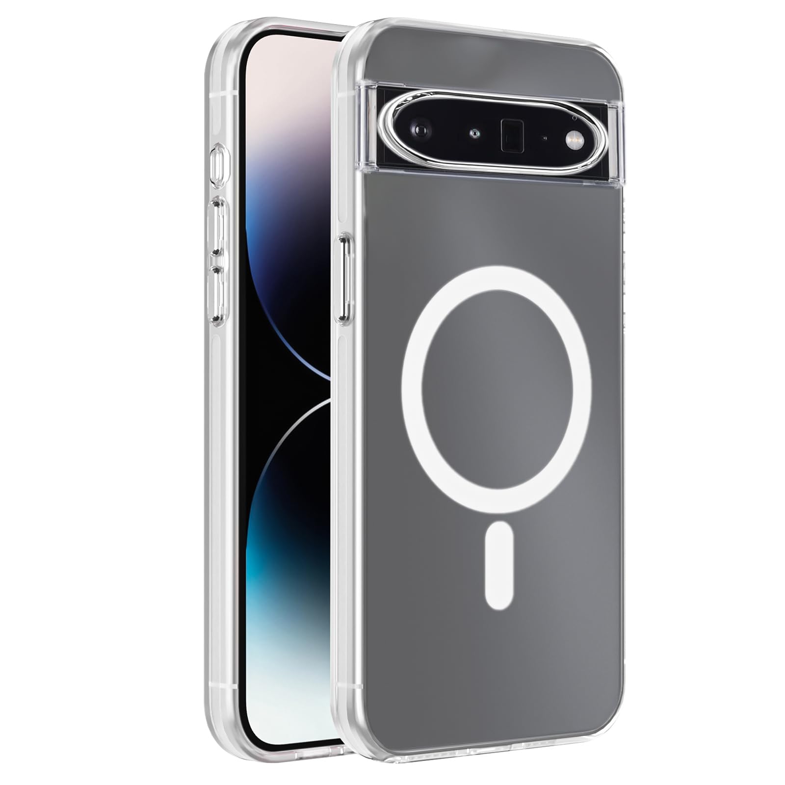 Dl3 Mobilak Case For Google Pixel 6 Pro Case Crystal Clear [Not Compatible with MagSafe] Soft TPU Gel Case Flexible Silicone Anti-Scratch Transparent TPU Cover - Clear
