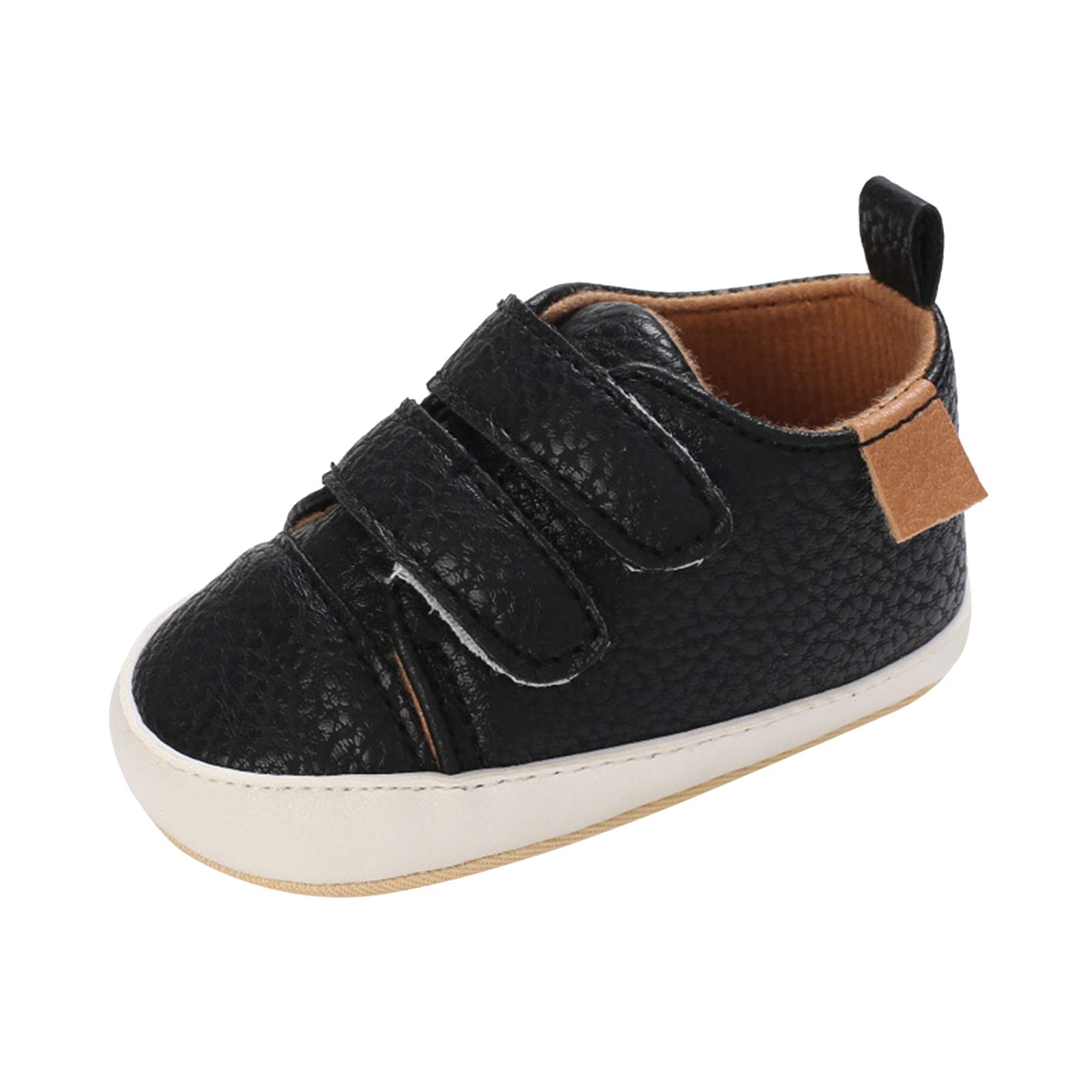 Baby Boy Girl Canvas Sneaker Soft Sole Infant Leather Ankle Toddler Infant First Walkers Crib Shoes