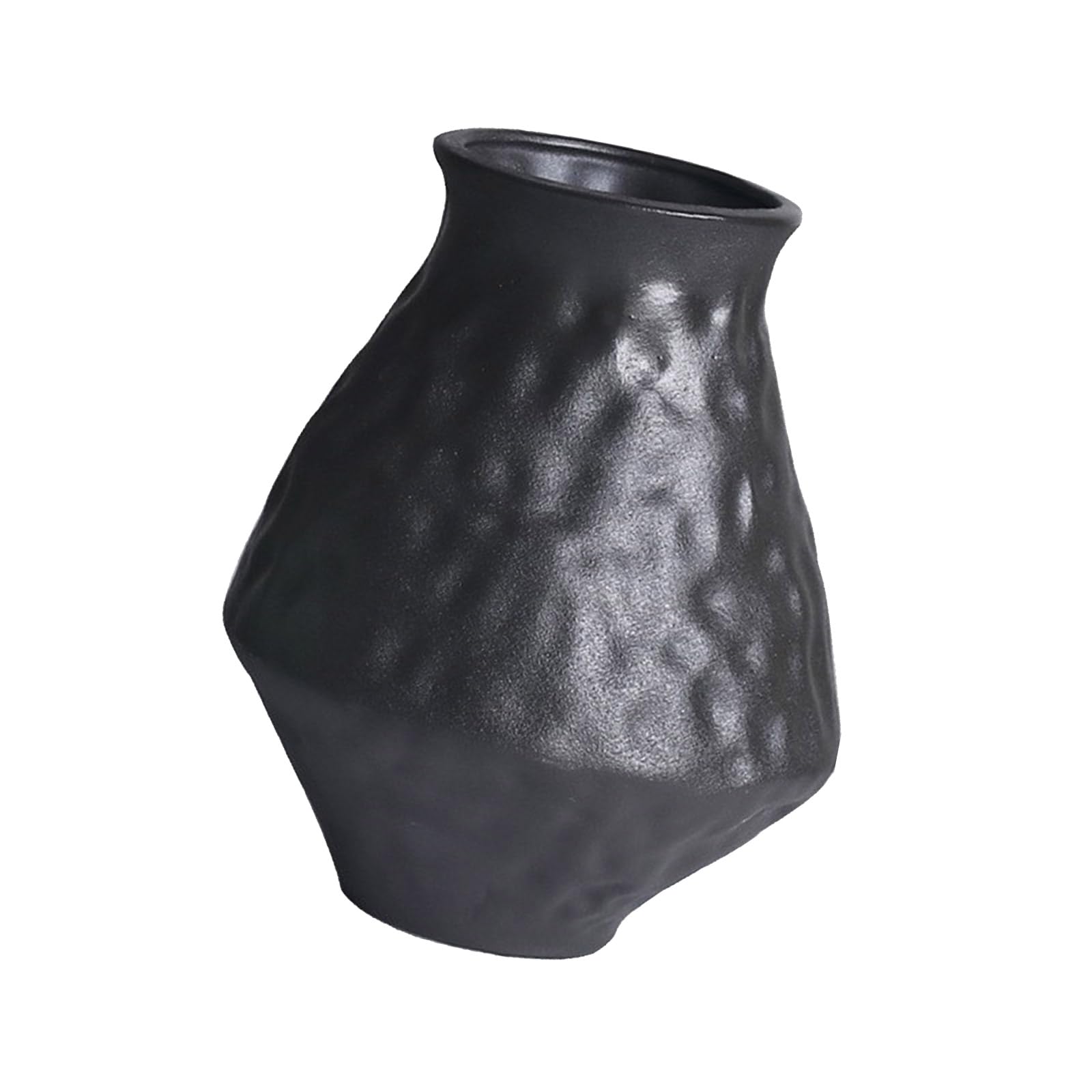 Elnwnnkc Ceramics Flower Arrangement Vases with Organic Imperfections Home Accent Textured Dimpled Vases