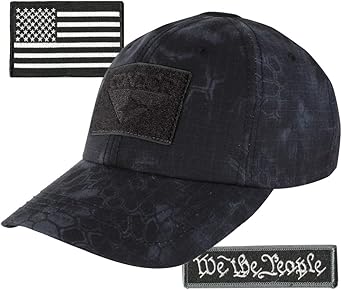 We The People & USA Tactical Patch with Condor Operator Cap Bundle