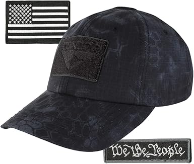 We The People & USA Tactical Patch with Condor Operator Cap Bundle