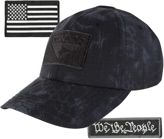 We The People & USA Tactical Patch with Condor Operator Cap Bundle