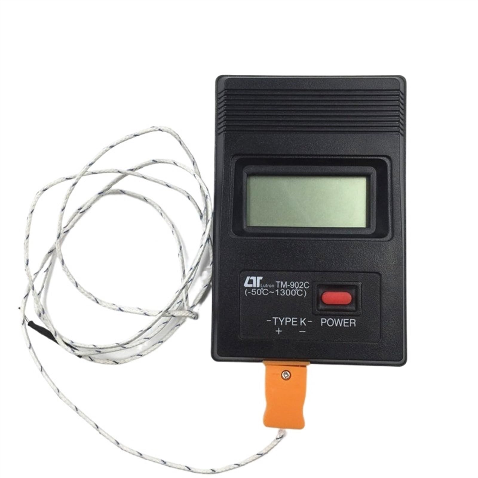 TM-902C Termometro rilevatore di temperatura LCD digitale tipo K nero Termometro industriale + sonda termocoppia(TM902C)