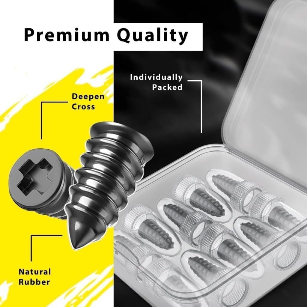 Pamidhar Puncher Screw Vacuum Car Tyre Repair Nail, Tubeless Tire Puncture Repair Kit for Cars, Motorcycles, Trucks, and Tractors (Pack of 10) 2