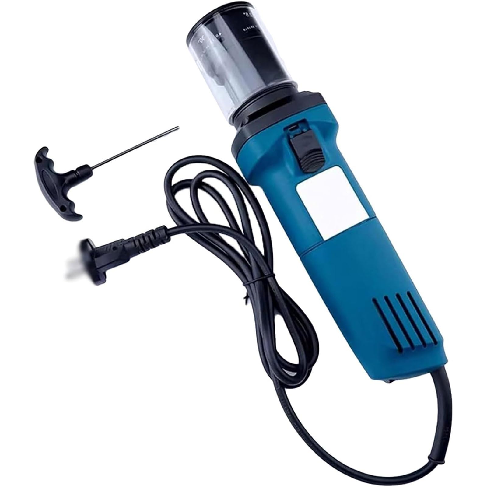 Afilador de tungsteno de mano, máquina afiladora de electrodos de tungsteno eléctrica con bloque de molienda plano, ranura de corte, 6 tamaños y 4 ángulos, ajustable de 5000 a 30000 rpm