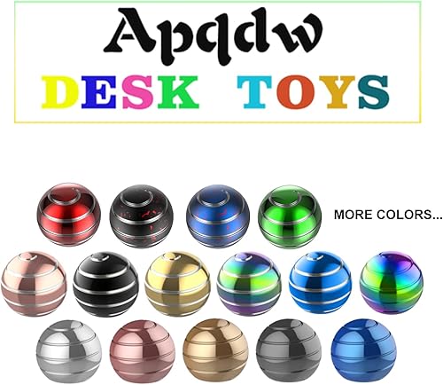 Miniatura 6 de Juguetes de escritorio cinéticos, juguetes de escritorio giratorios cinéticos de 1.54 pulgadas para niños y adultos, juguetes antiestrés para