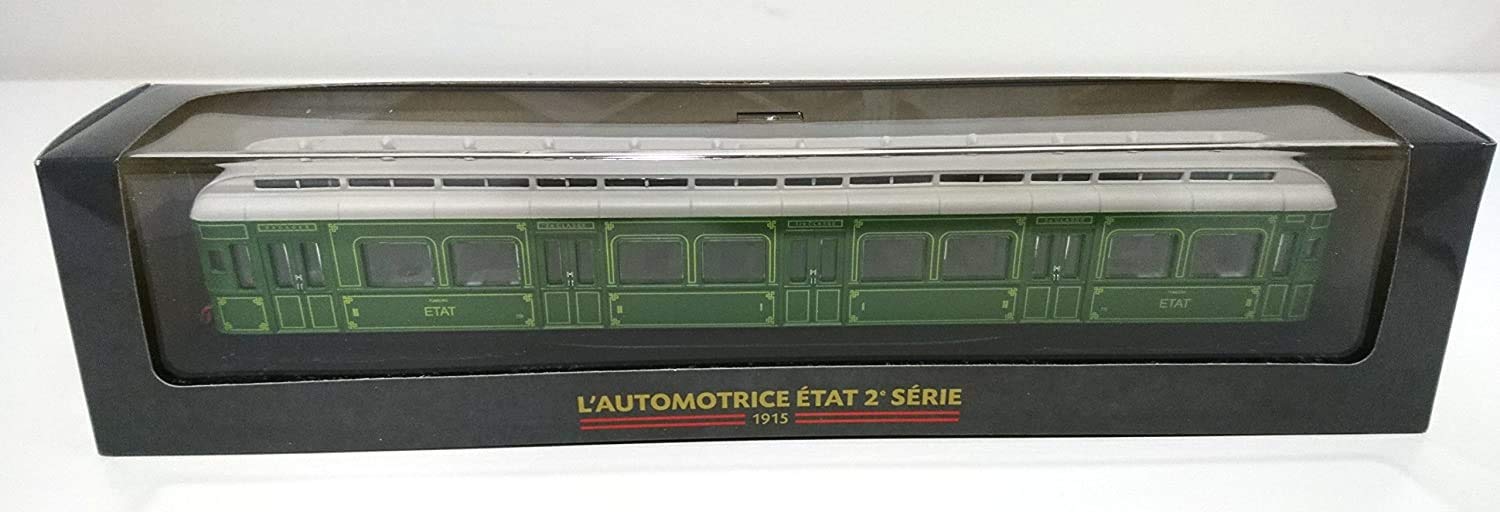 OPO 10 - Set of 4 Railcars SNCF Ho 1/87 Train Locomotive (1+3+4+5) LAM7, Green - Image 3