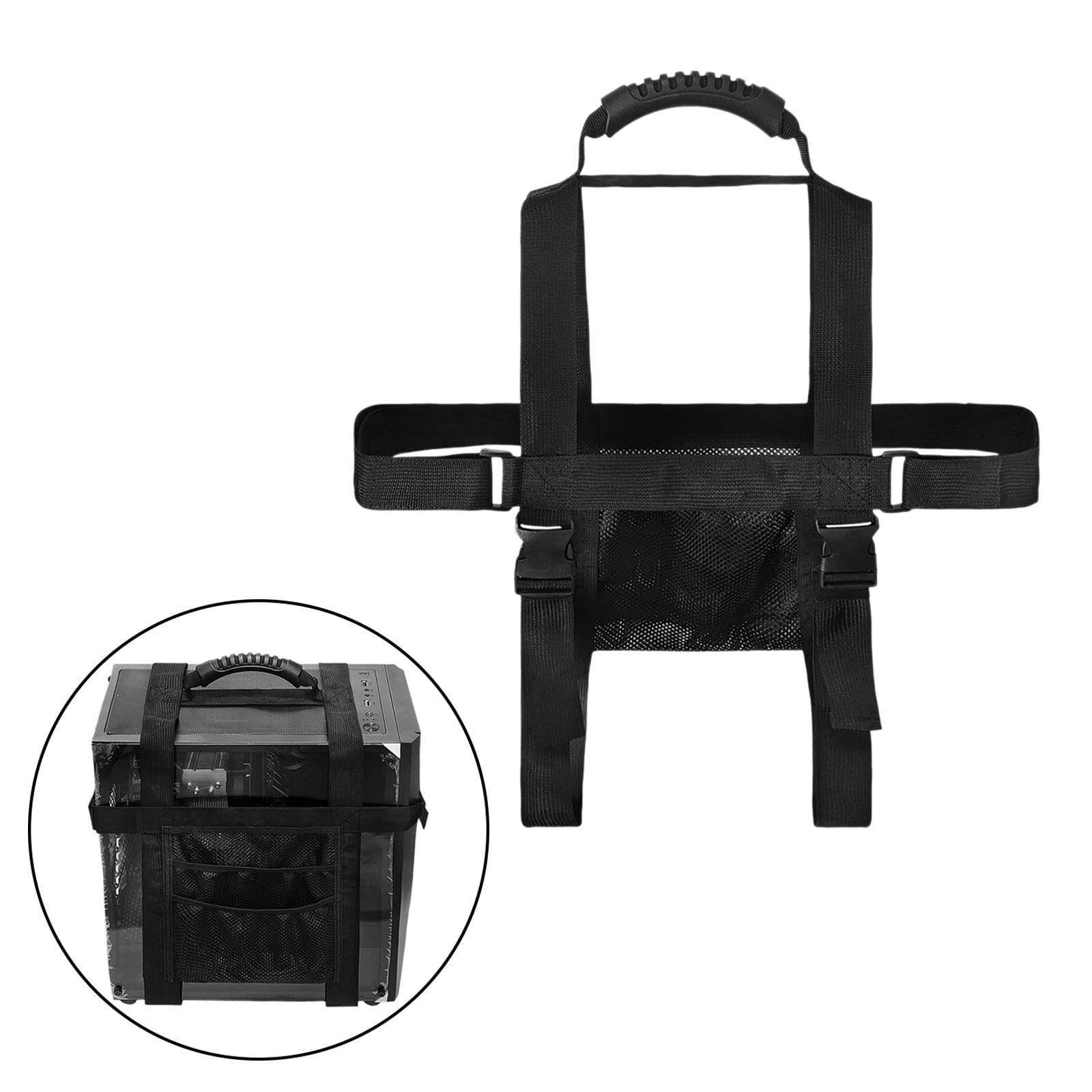 Correa de Transporte para Torre de PC, Estuche de Transporte para Computadora de Escritorio con Asa