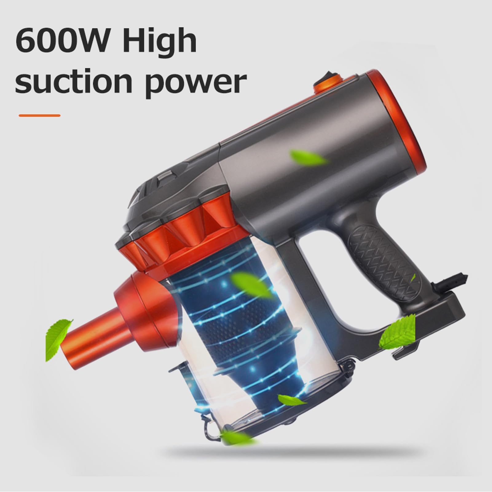 Odkurzacz ręczny GHA585 Przenośny 18KPA na mokro i na sucho, 600W, duża moc, małe gospodarstwo domowe