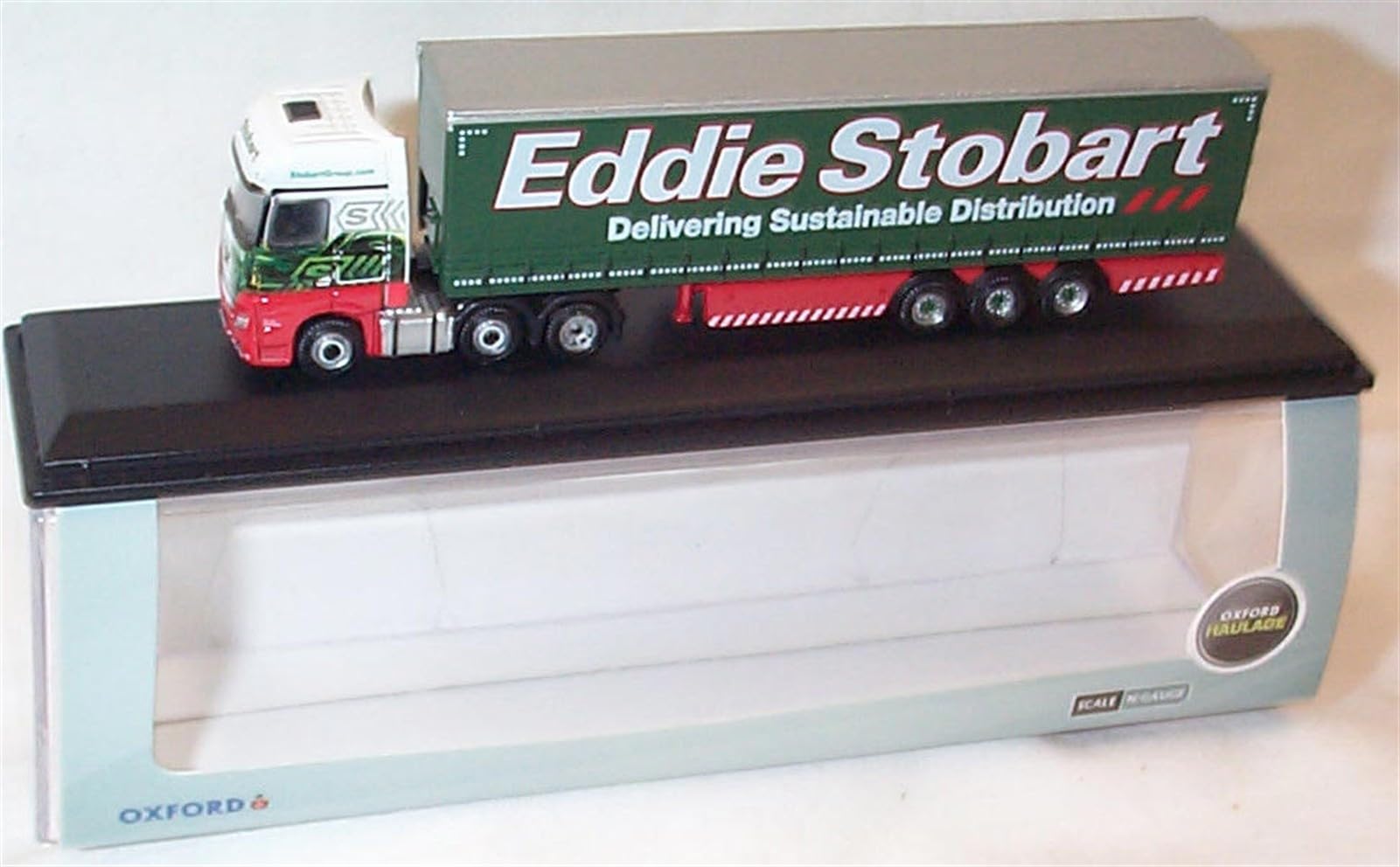 oxford haulage m'ercedes actros curtainside eddie stobart truck 1.148 N gauge scale diecast model