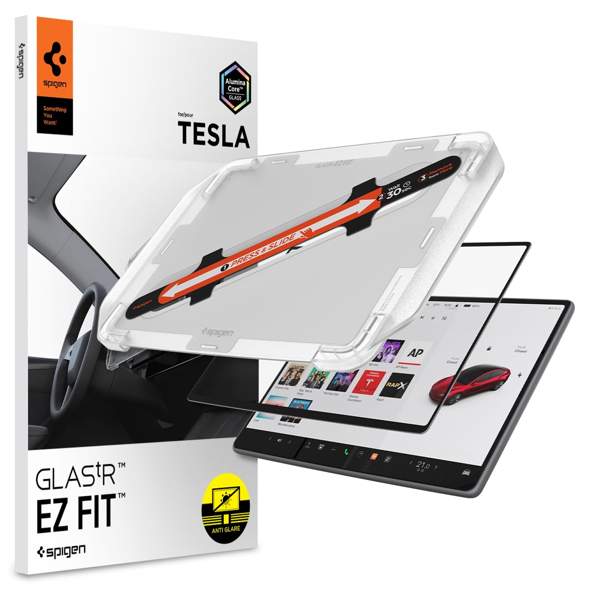 Spigen Screen Protector Matte for Model 3 (2017-2023), Model Y (2020-2025) — Amazon image 12