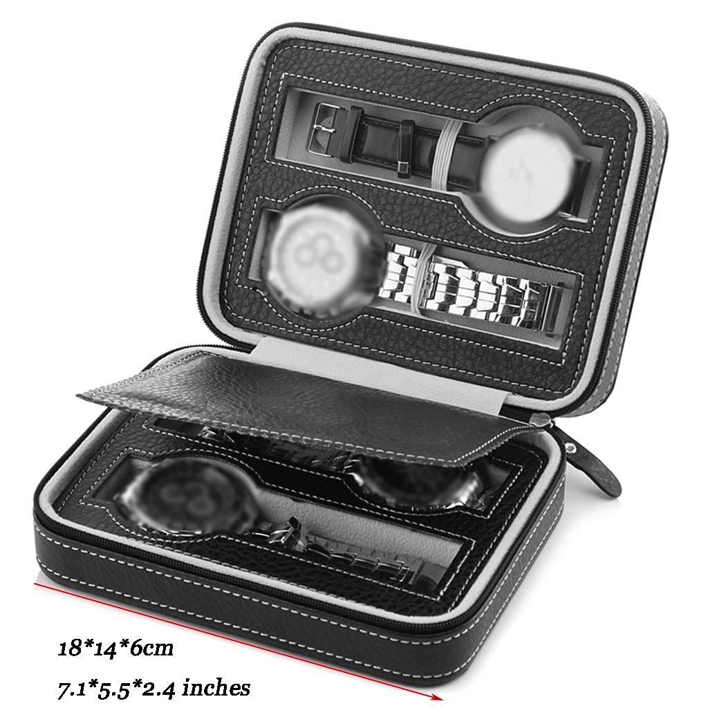 Semplice scatola porta orologi in vetro trasparente con organizer multi-cella per gioielli Beauty Comes