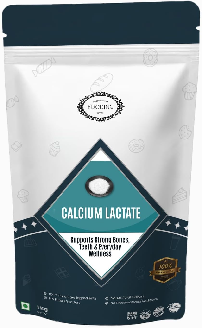 Calcium Lactate Powder, 1kg