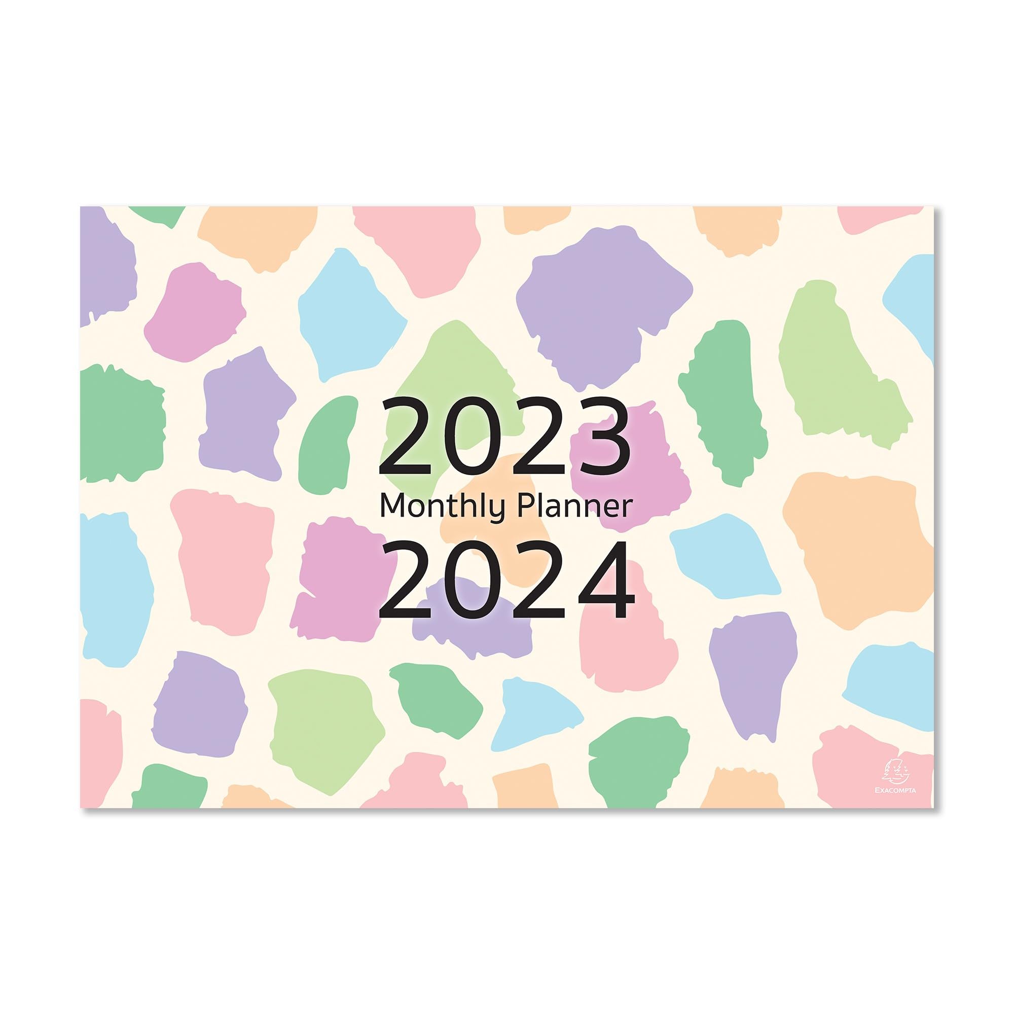2023/2024 Monthly Planner Multicoloured