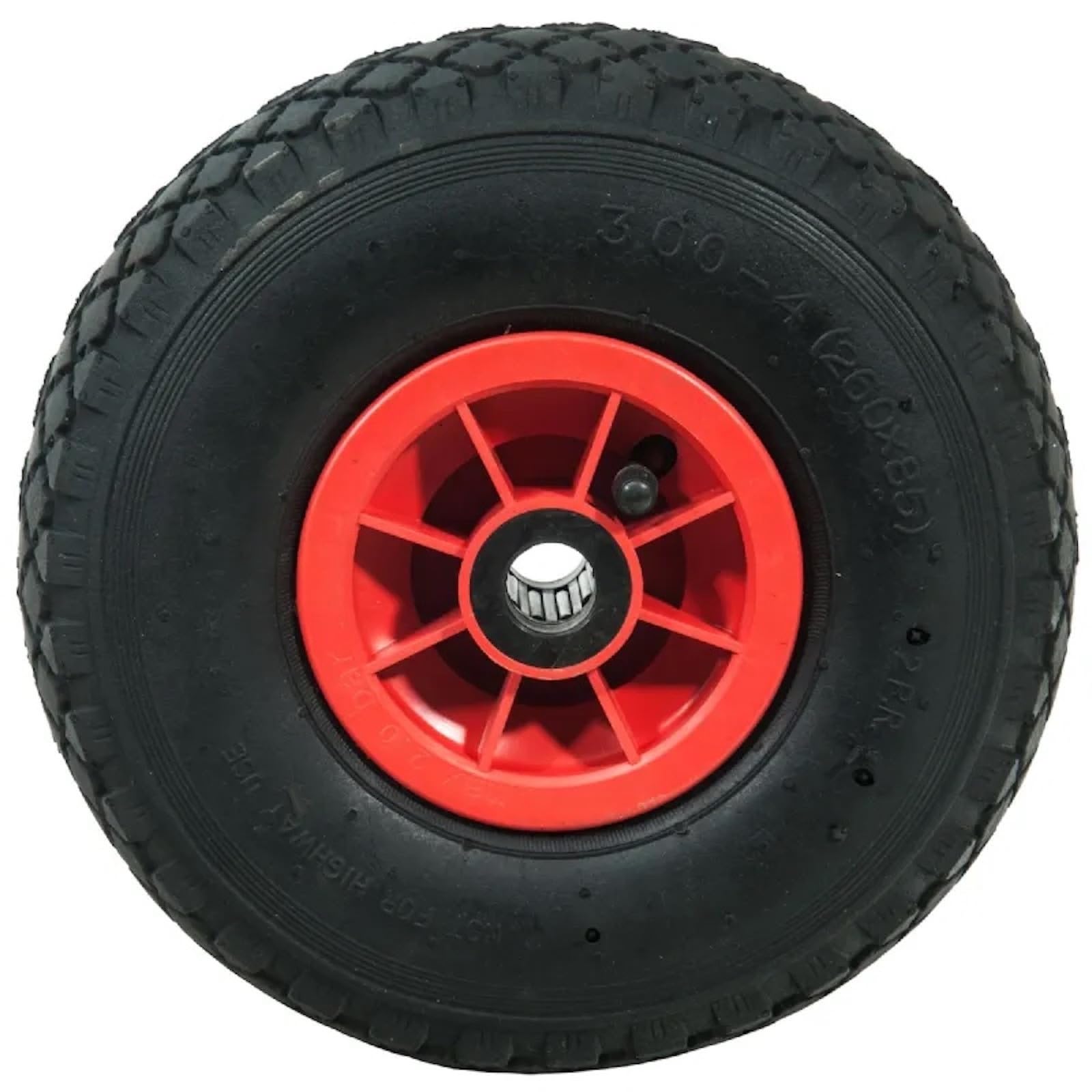 LOT de 4x roue gonflable diable 260 x 85 (3.00-4) alésage 25 mm roulement à rouleaux