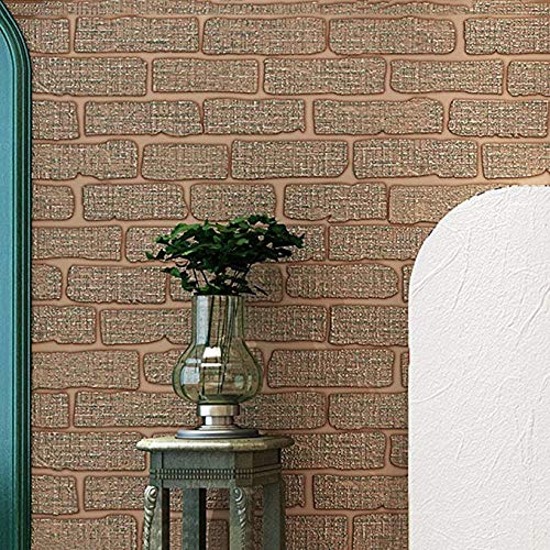 Papier peint mur de briques pour masquer les défauts d'un mur