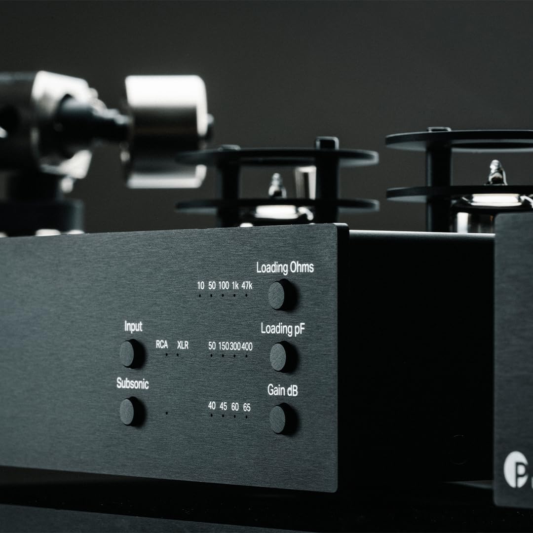 Pro-Ject Tube Box S3 B, True Balanced High End Röhren Phono-Vorverstärker (Schwarz)