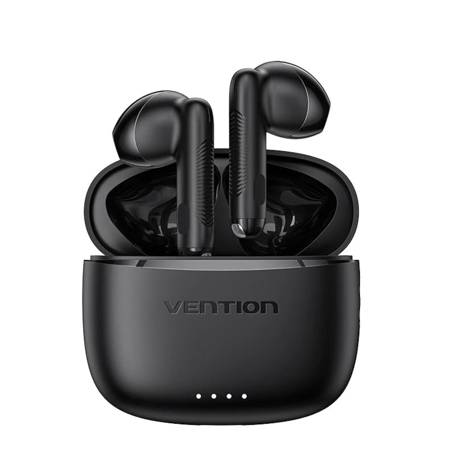 VENTION Bluetooth 5.3 Earphones TWS Ture Wireless Headphones USB-C Stereo Sports Movement Earbuds with Mic Hi-Fi Tone Quality Headset IPX4 Waterproof (NBH, Black)