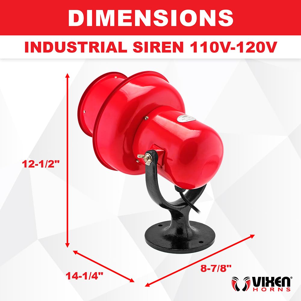 Vixen Amazon.com: DF100-525C SIREN その他 Horns para fuerte extra aire de alarma de Sirena その他