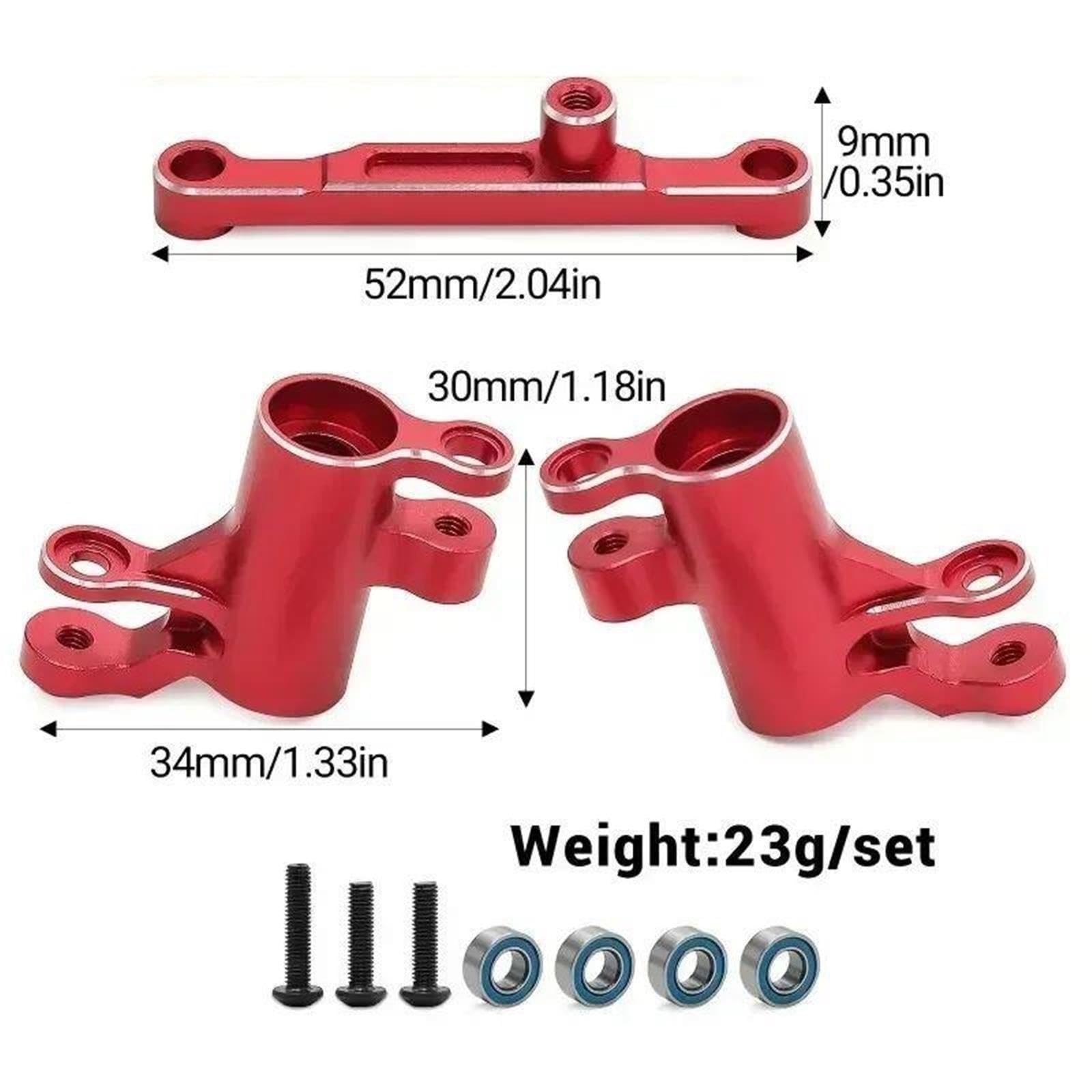 Gruppo Sterzo Bellcrank Alluminio per TRXS per Mini per Auto XRT 1/16 RC