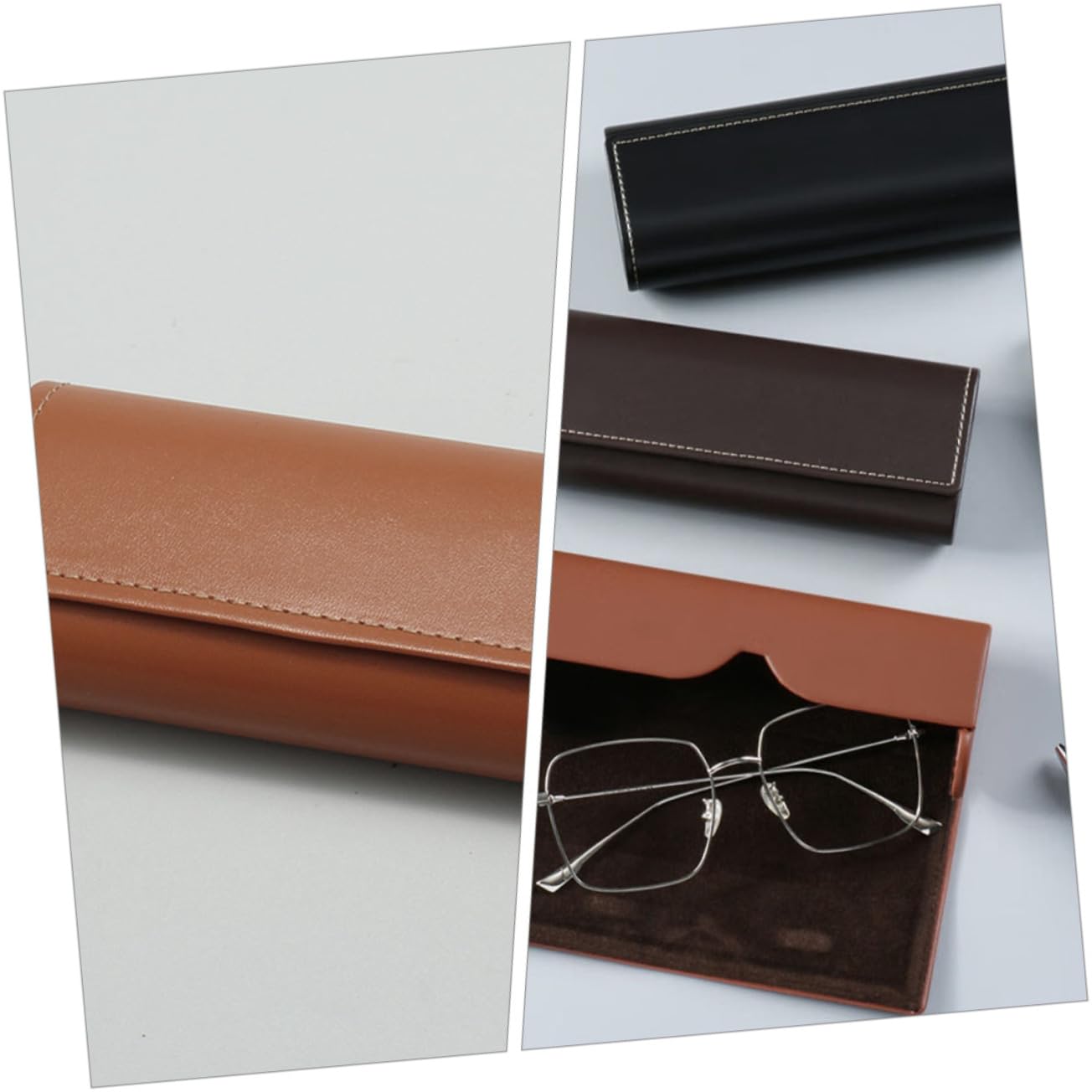 Beavorty Custodia per Occhiali Protettivo Unisex per Design Portatile e Sicuro e Pratico