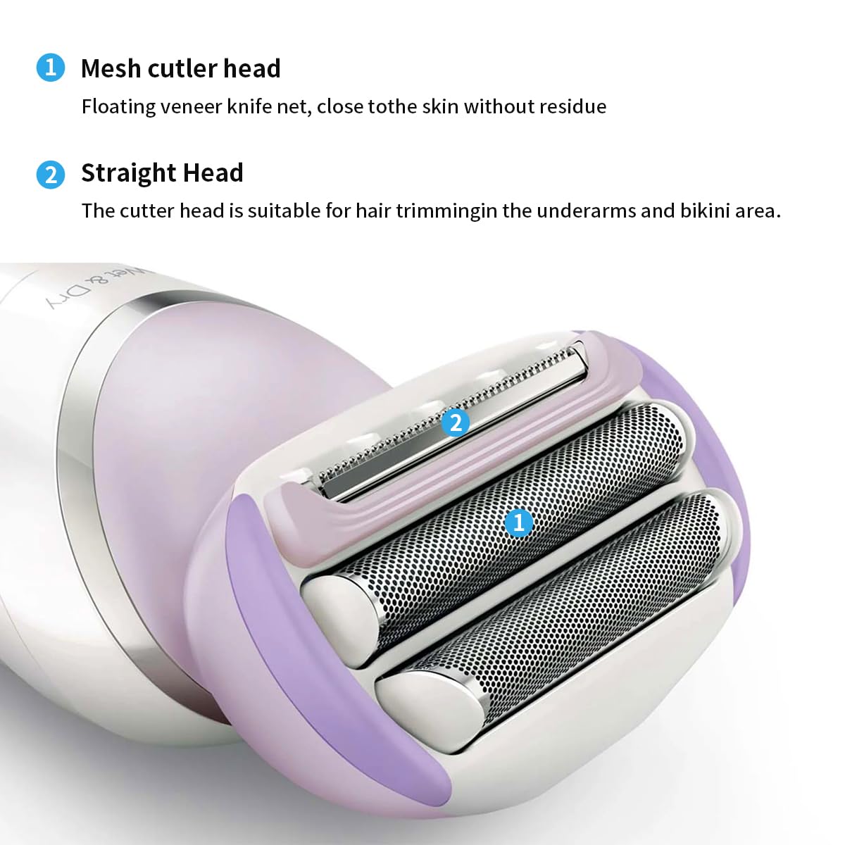 BRL170 Sostituzione Foil Lady Bikini Satin Shave e rasoio di precisione Trimmer adatto per Philips BRL160 BRL 180