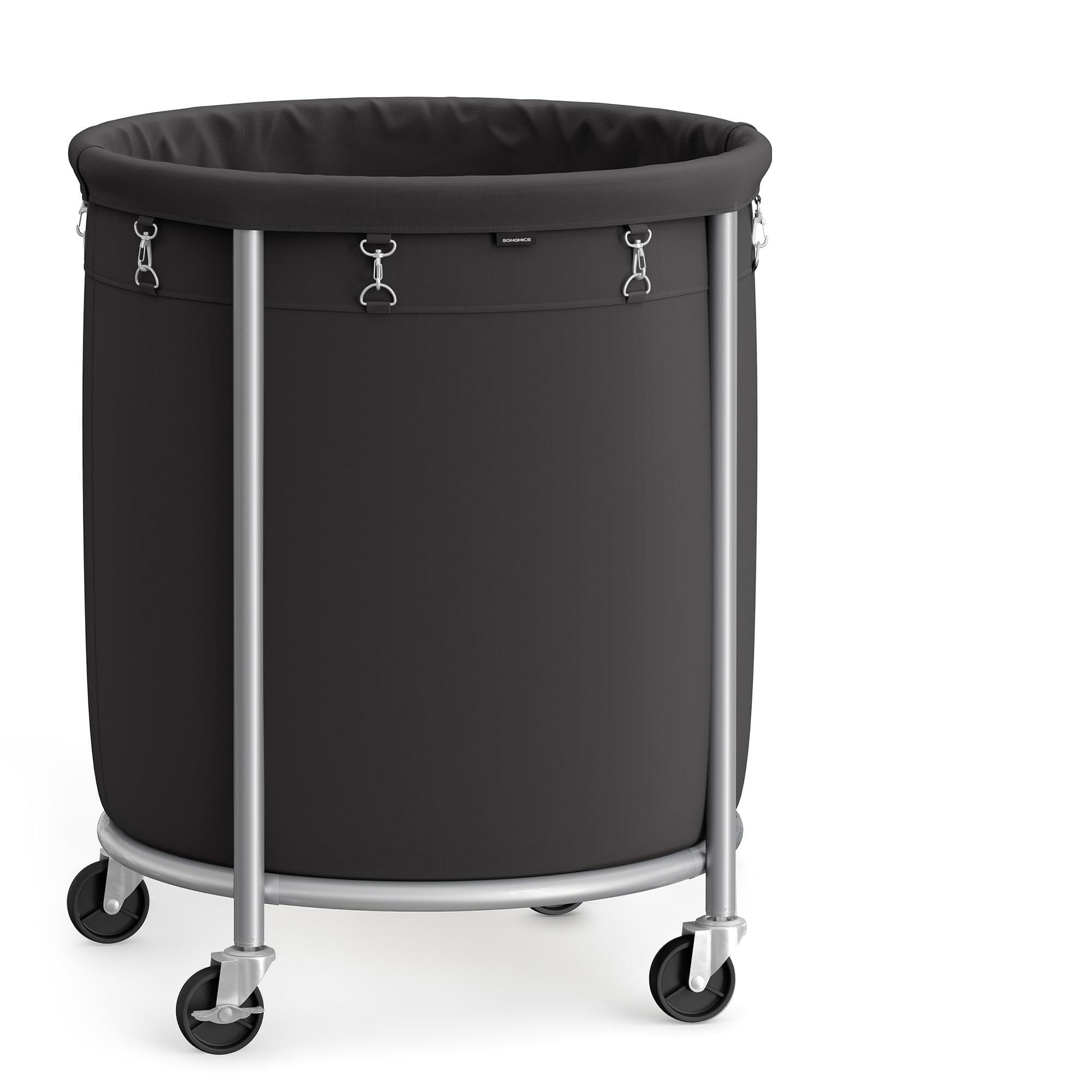 Panier à linge avec roulettes et freins, corbeille linge sale 170L amovible SONGMICS