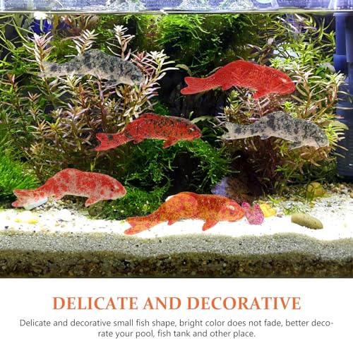 Image of BESPORTBLE 5Pcs Fake Fish: Realistic Resin Lucky Figurine for Aquarium Decor - Interior Decoration for Fish Tank, Vases - Outdoor Garden Pond (5.5X1.8CM)