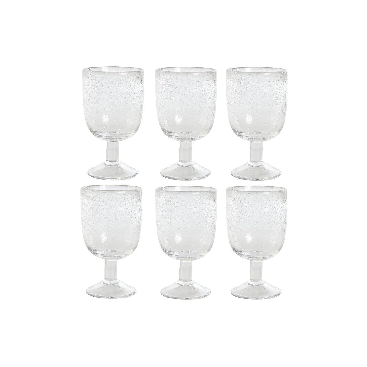 Gobelets en cristal de prestige 300ml avec design bulles haut de gamme