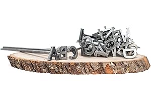 3/4" Alphabet Mini Steel Branding Irons Kit for your 'Woods'y Needs