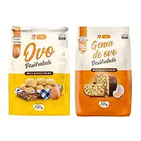 Kit Ovo E Gema Pasteurizada Em Pó 720g Receitas Bolos Pães