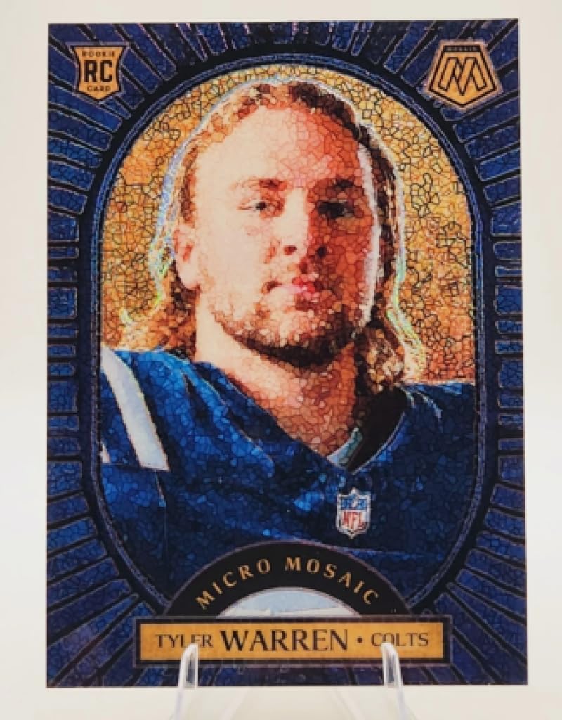 Football Trading Card 2025 Panini Mosaic Micro Mosaic #15 Tyler Warren EX/NM Colts