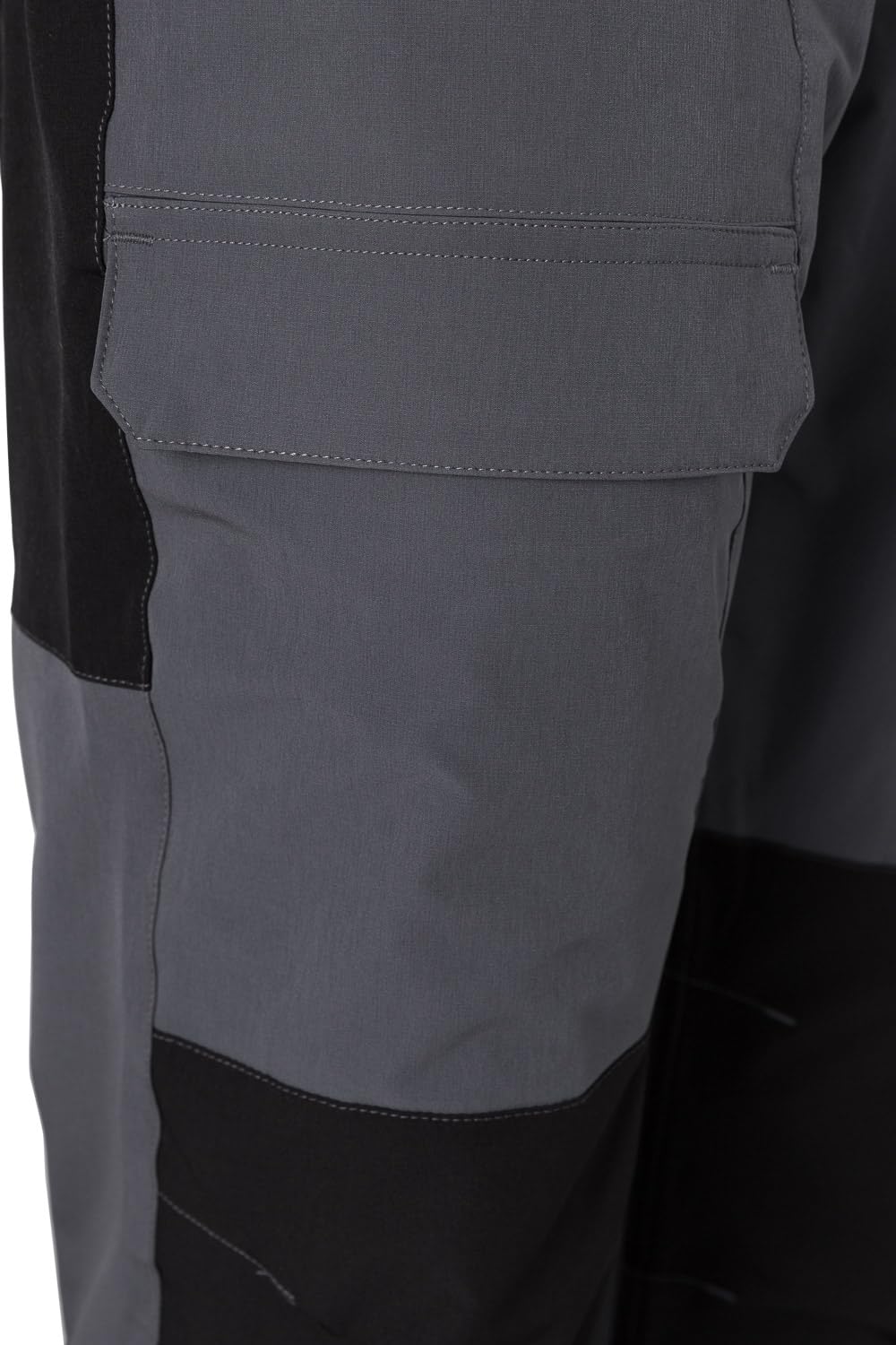 Velilla pantalón Trekking Multibolsillos; Color Gris y Negro