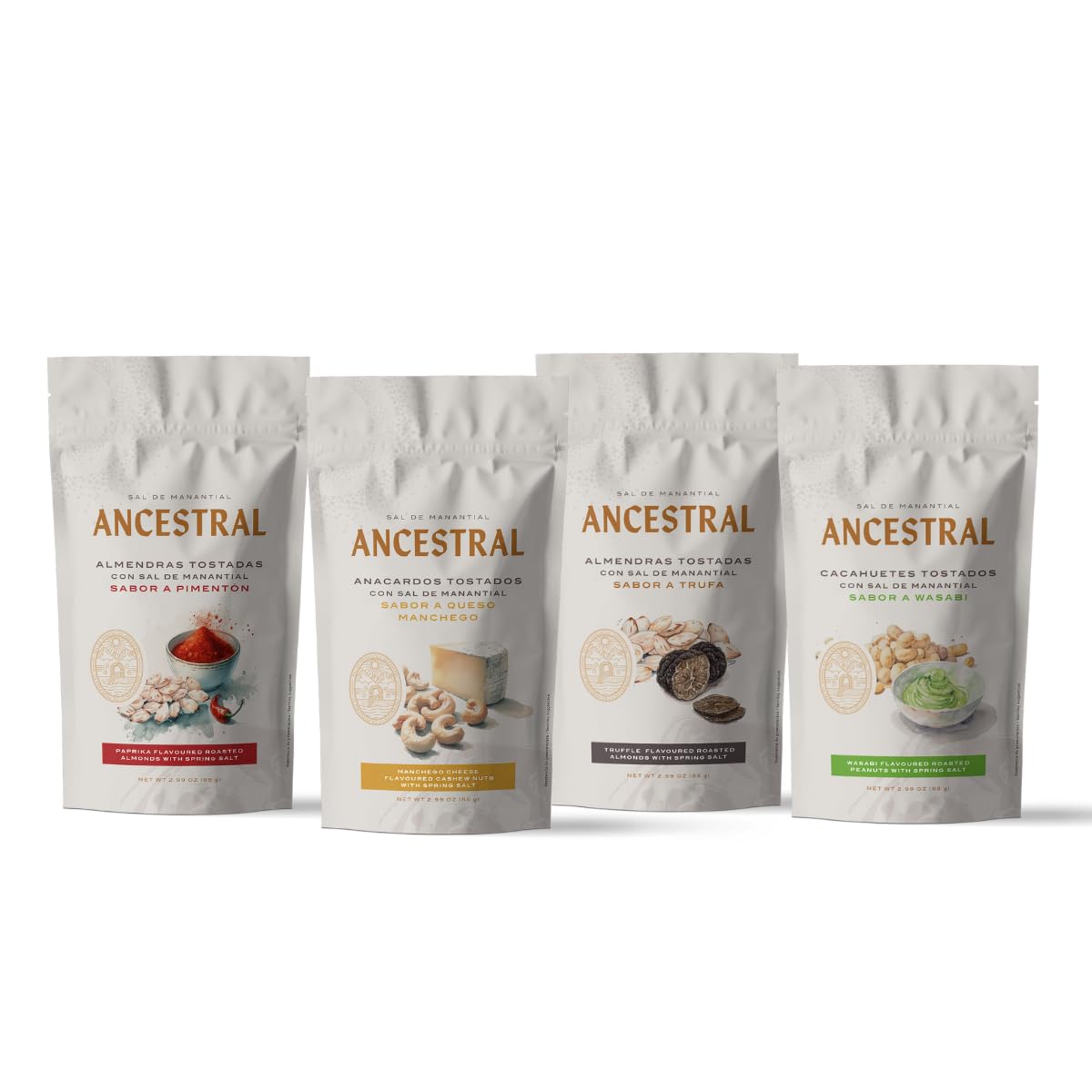 Pack Degustacion frutos secos 4 unidades