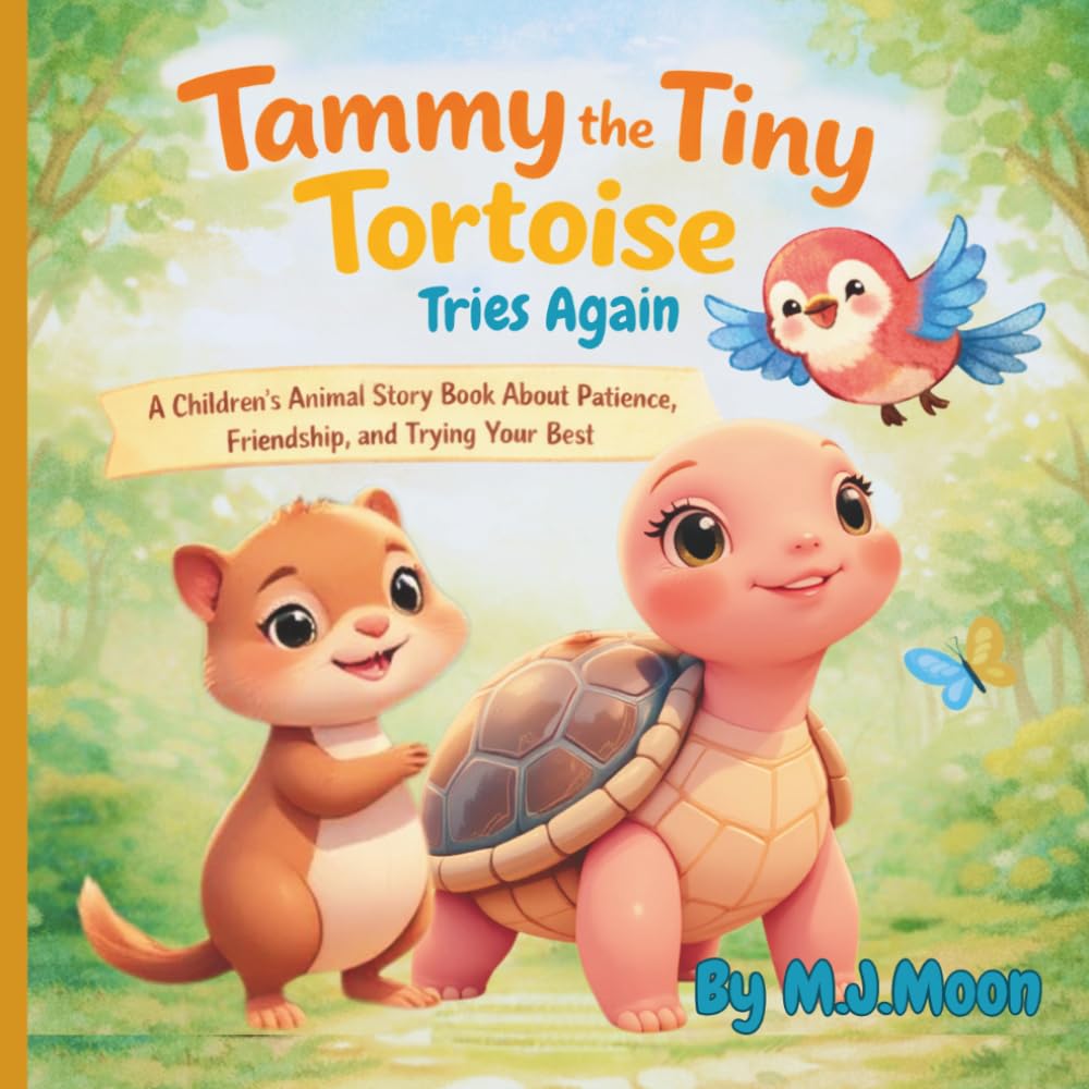 Tammy the Tiny Tortoise Tries Again: A Children’s Animal Story Book About Patience, Friendship, and Trying Your Best (Sunny Forest Friends)