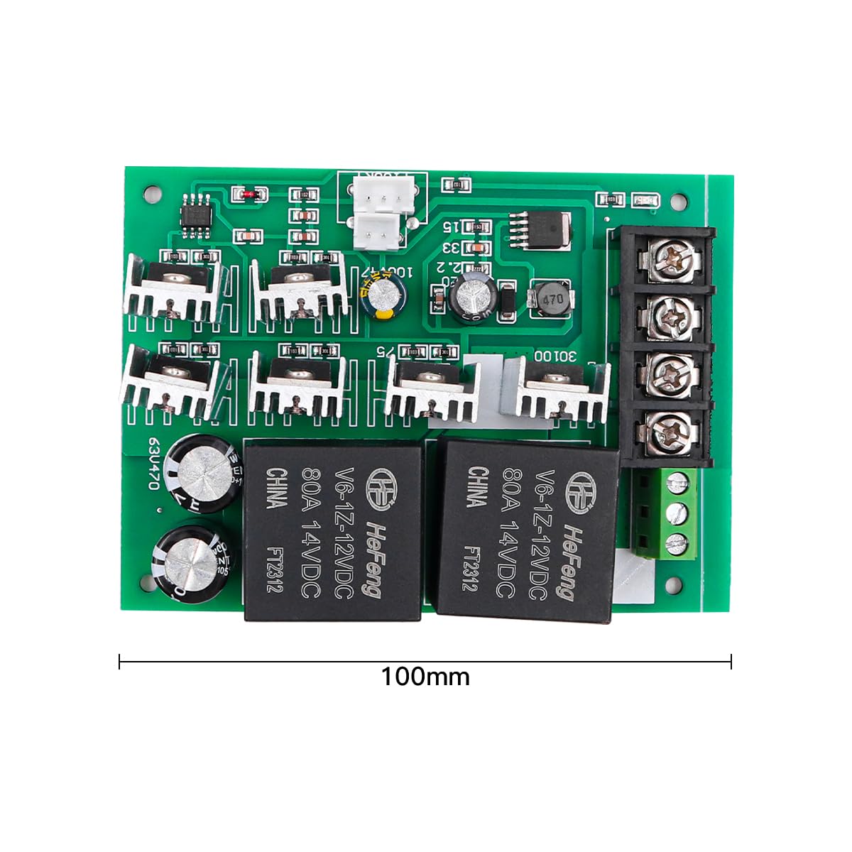 POFET Controller Motore CC DC 10-50V 40A Controllo velocità Motore CC Regolatore PWM Reversibile 12V 24V 36V 48V Interruttore avanti Indietro