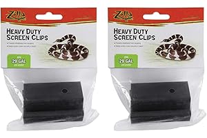 HEAVY DUTY SCREEN CLIPS: A Secure and Convenient Solution for Reptile Cages
