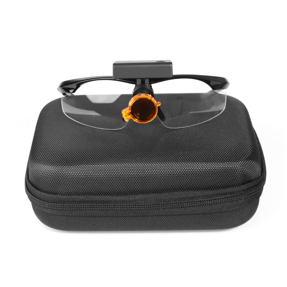 USA 5W LED Stirnlampe tragbar mit optischem Filter Fix-on Normale Brille Clear Spot 4 Lichtstufen in einem Set