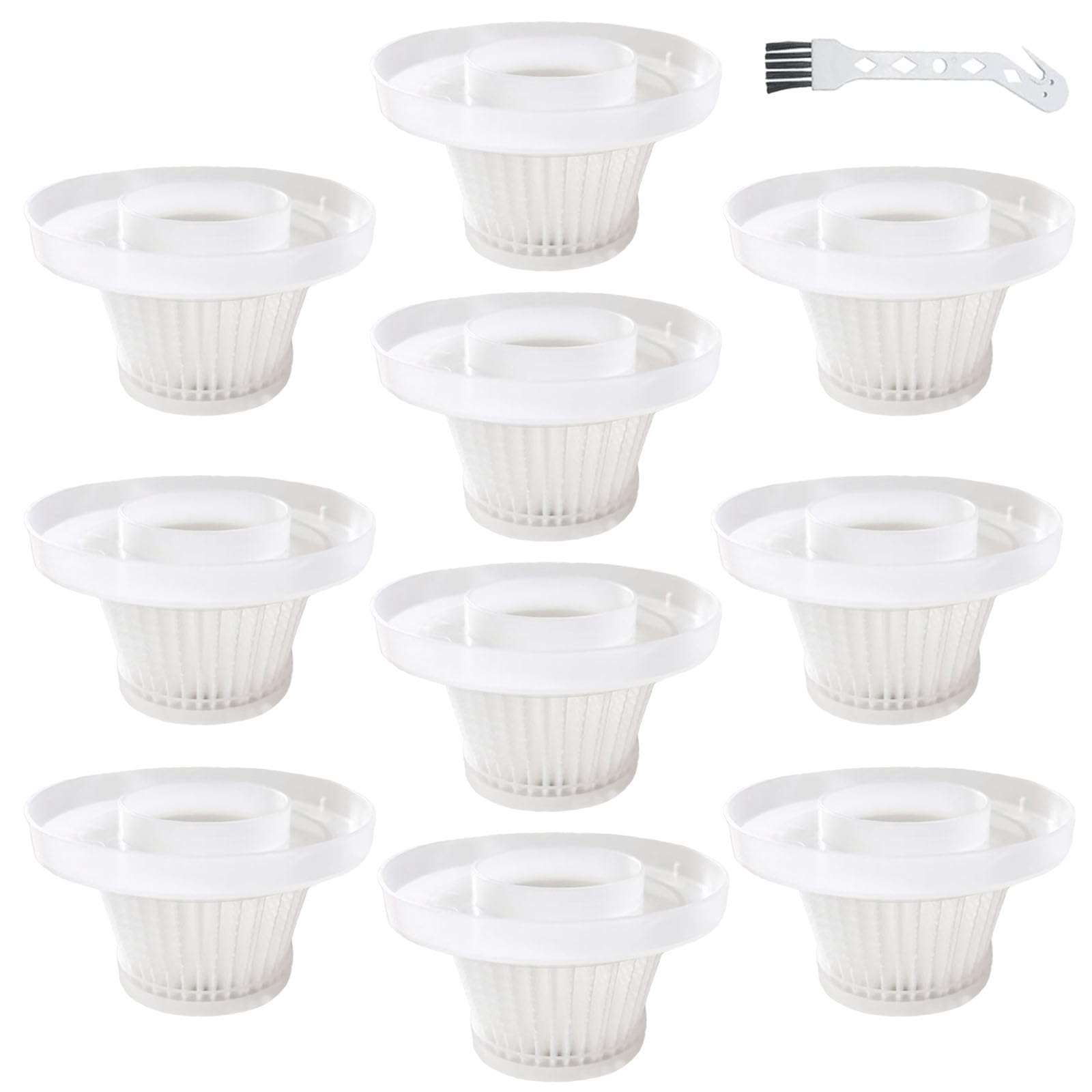 Photo 1 of 10 Pack Replacement Filters for Vacuum Cleaner as Seen on TV, For Replacement Vacuum Filter