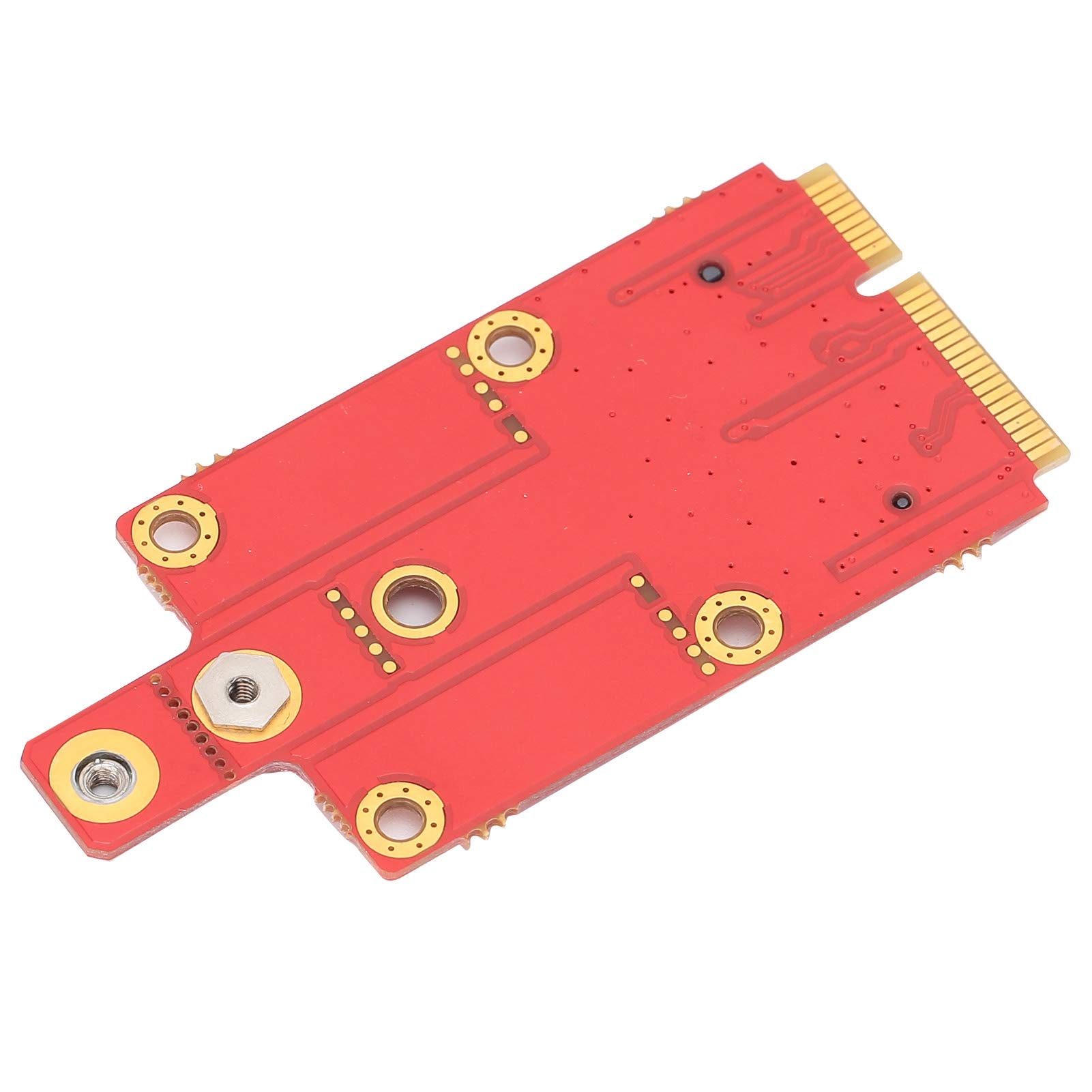 Fdit Mini PCI Express Adapter do komputerów stacjonarnych, M.2 NGFF B na adapter mini PCIe obsługuje port USB modułu WWAN oparta na SSIC, klucz B 3042/3052