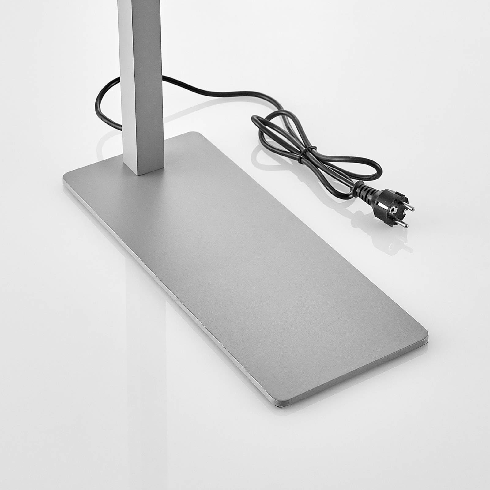 Arcchio Lampade da terra per ufficio (Moderno) colore Grigio, in Alluminio ad es. Studio & Ufficio lampadina inclusa Lampada lampada postazione lavoro piantana