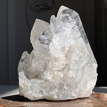 水晶 ブラジル ミナジェスライス産 クラスター 水晶群 高品質】ブラジル・ミナスジェライス州産水晶クラスター 原石