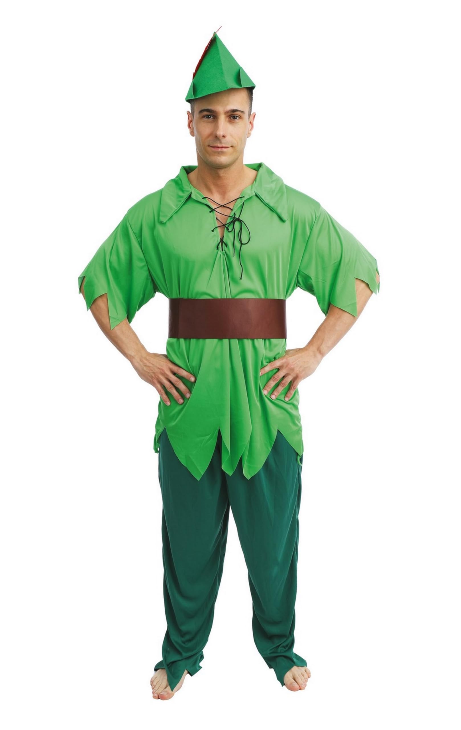 P'TIT CLOWN - Vikinghelm voor volwassenen - kostuumaccessoire - Perfect als aanvulling op je kostuum voor carnaval, kostuumfeesten en