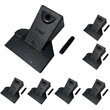 Teeth X156L 7pk, 7Pk X156L Bucket Teeth + 156LPN Pins 7 Pack Fits for Style X156 for Skid Steer and Mini Excavators, 156 Excavator Teeth X156L 7PK