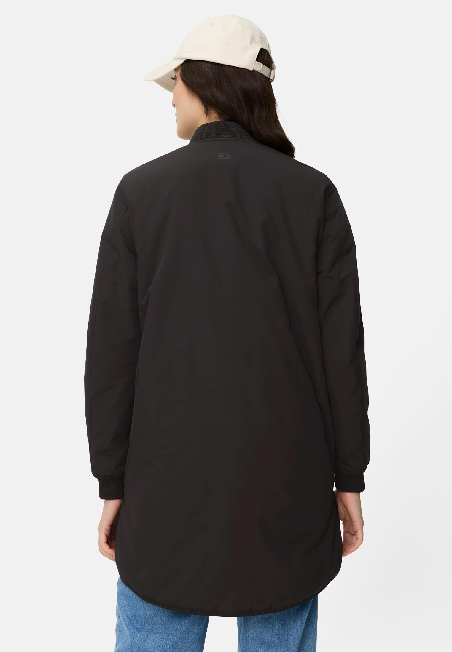 camel active Damen Mantel mit 2-Wege-Reißverschluss